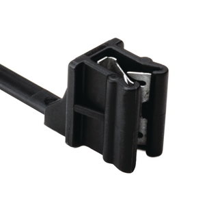 Edge Clip applies easily to plastic and metal sheets without the need for a mounting hole