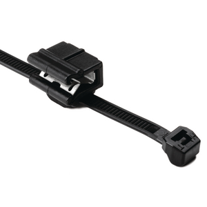 Edge Clip applies easily to plastic and metal sheets without the need for a mounting hole