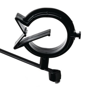 Bundle can rotate to any orientation, allowing routing in any direction regardless of mounting point.