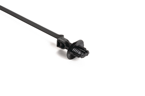 The fir tree mount cable tie is an all-in-one bundling and fastening solution that reduces costs and assembly time.