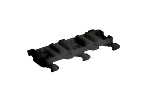 Two-sided triple 11mm USCAR connector bank with 11mm slots for mounts provides exceptional versatility for mounting of connectors.