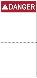 Labels are pre-made to the most recent ANSI standards so that code compiance is assured.
