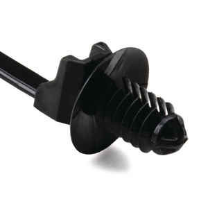 Opaska kablowa z mocowaniem choinkowym przeznaczona do mocowania wiązek kablowych.