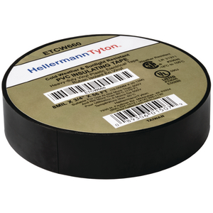 Cold weather and sunlight resistant PVC insulating tape is ideal for outdoor electrical applications.