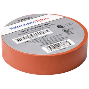 Heavy duty vinyl plastic electrical tape is ideal for general purpose electrical applications.
