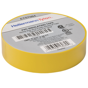 Heavy duty vinyl plastic electrical tape is ideal for general purpose electrical applications.