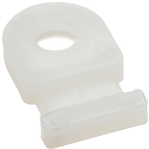 Simple to install with a screw or rivet.