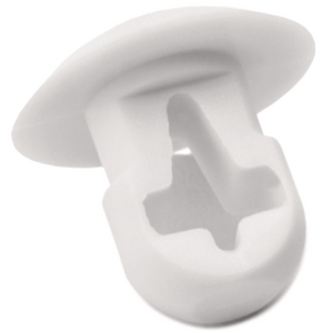 Designed for simple installation by pushing the mount through a pre-drilled hole.