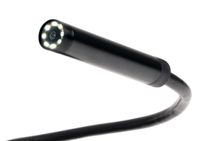 8 mm camera lens with 8 mini LED lamps.