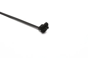 Arrowhead-style mount provides low insertion and high extraction force.