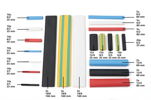 ShrinKit 321 Universal Basic - 177 pcs - 4 sizes - 5 colors.