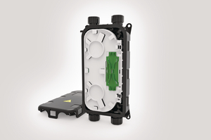 CCP 4 Port with tray and 1 3A/SP splice bridge.