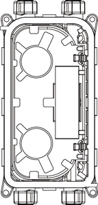 CCP XT 4 Port with tray (front view)
