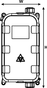 CCP XT 2 Port Inline (front view)