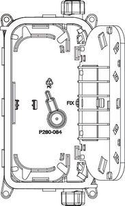 CCP XT 2 Port Inline with tray (front view)