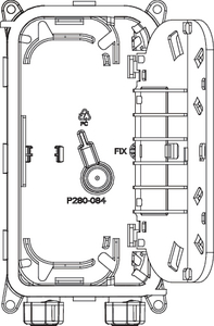 CCP XT 2 Port with tray (front view)