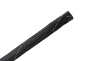 Halar expandable braided sleeving is self-extinguishing and features a monofilament material that resists gasoline and engine chemicals.