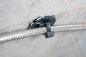 Our PMB mount (paste mount adhesive) as an adhesive fastening for a strong hold, even overhead.