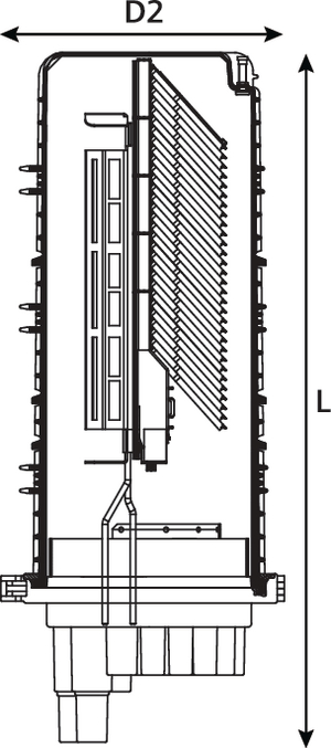UFC IR C-Length Single Stack with basket