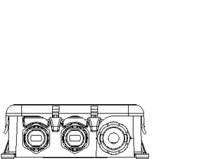 MCDN 3 X IP9 + 1 Bayonet (bottom, closed)
