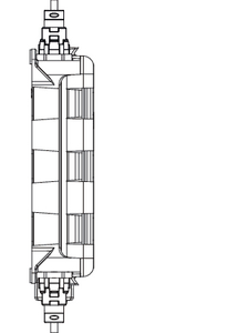 MCDN 4 X IP9 + 1 Bayonet (side, closed)