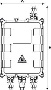 MCDN 4 X IP9 (front, closed)