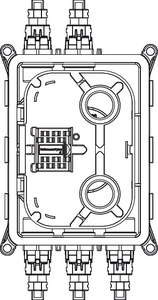 MCDN 5 X IP9 (front, tray closed)