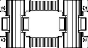 10-12mm IBRC Fibre Cable Grip.