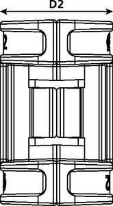 10-12mm IBRC Fibre Cable Grip.