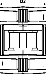 13-15mm IBRC Fibre Cable Grip.