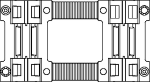 7-9mm IBRC Fibre Cable Grip.