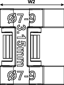 7-9mm IBRC Fibre Cable Grip.