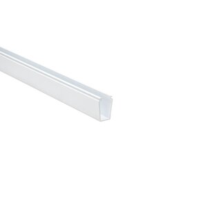 Solid wall construction provides excellent coverage to keep wires clean.