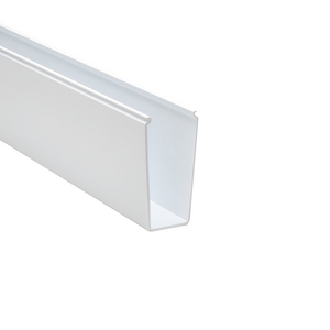 Solid Wall wiring duct is manufactured from high impact, rigid PVC.