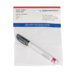Paint pen is made with UV stable inks and materials for durability and weather resistance.