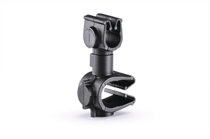 A rotatable dual routing clip that keeps two routings secured and separated.