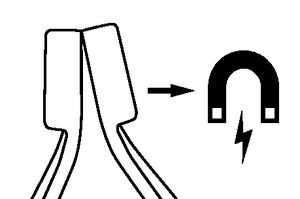 The closure function of the reopenable cable tie from the CKL-series.