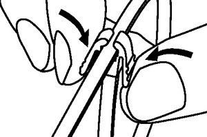 The closure function of the reopenable cable tie from the REZ-series.