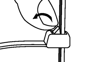 The closure function of the reopenable cable tie from the RLT-series.