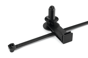 The 2 piece fixing tie T50ROS-FT6.7LGSO35SV as a SET variant (assembly example).