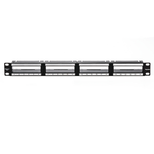 1U RNG Series modular panel accepts 4 RNG Series cassettes and provides copper and fiber solutions in the same footprint.