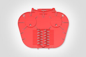 CFNIR SC Splice Tray with moulded 3A fins.