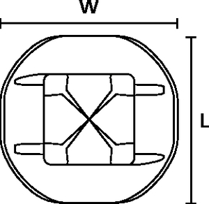PMB8, PMB6 Mount (plan view)