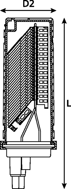 FDN B Length Connectorised closure with 64 LC or 32 SC ports and Basket