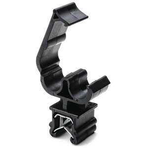 Suitable for low vibration routing of cables and tubes with larger bundling diameters.