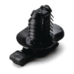 Head design contains clamping rails to provide full circumferential compression around bundles.