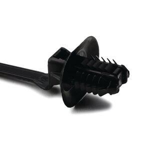 The fir tree mount cable tie is an all-in-one bundling and fastening solution that reduces costs and assembly time.