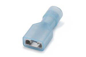 Fully insulated quick connect terminal 105°C, QDF2-6F.