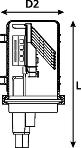 FDN IR 59 Port A-Length Single Stack Closure with Basket.