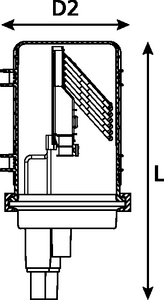 FDN IR 59 Port A-Length Single Stack Closure.